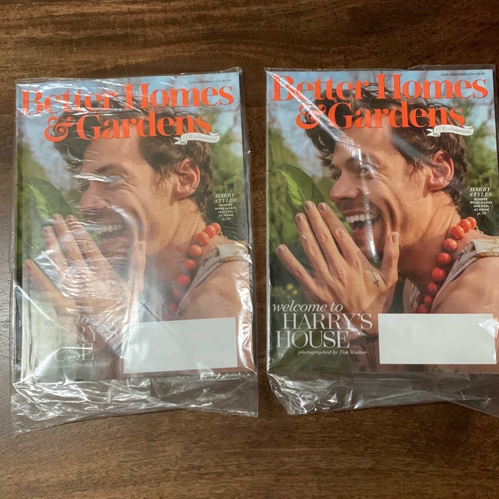 1) Harry Styles Better Homes and Garden 100th anniversary June 2022 🥳